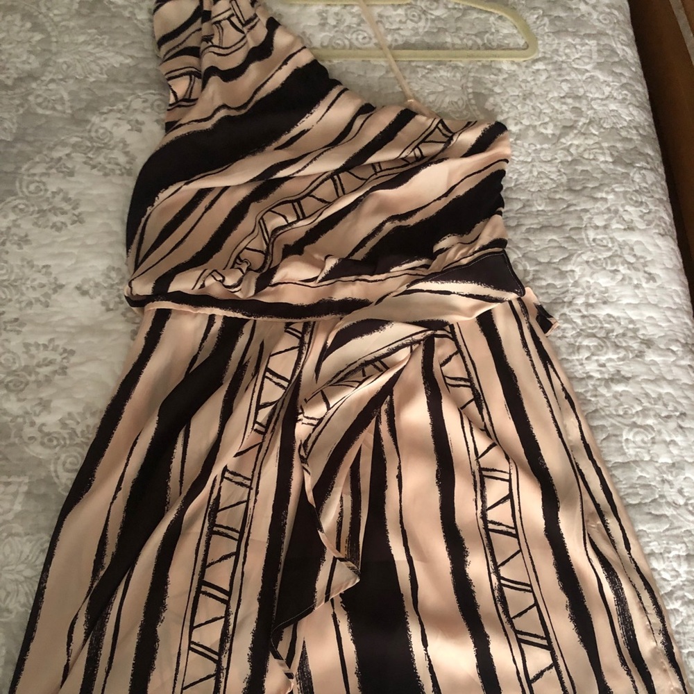BCBG generation one shoulder dress